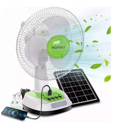 Ventilador con Panel Solar 14"