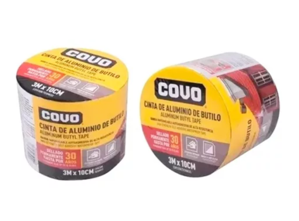 Cinta de Aluminio de Butilo 3mts x 10cm - Imagen 2