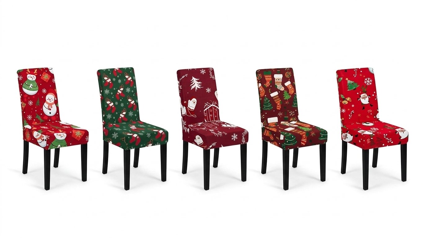 Forro de silla navideño - Imagen 2