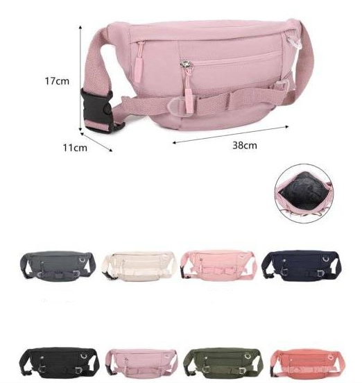 Cangurera Bolso Koala Mujer Riñonera Cangurera De Mujer Palo Rosa