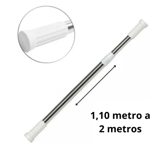 Tubo Extensible para Cortinas 110cm-200cm